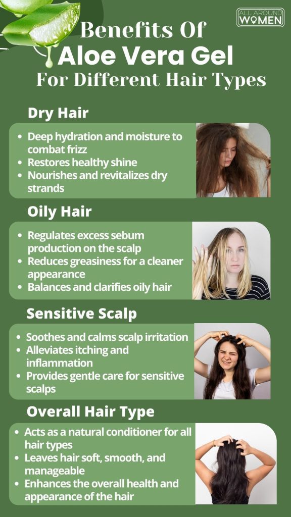 Benefits Of Aloe Vera Gel For Different Hair Types