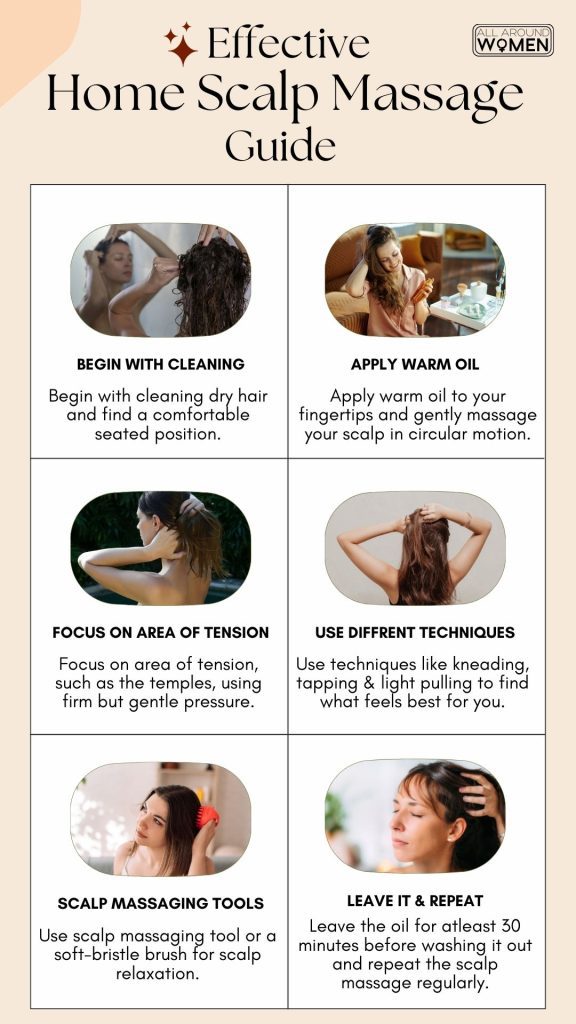 Home scalp massaging guide
