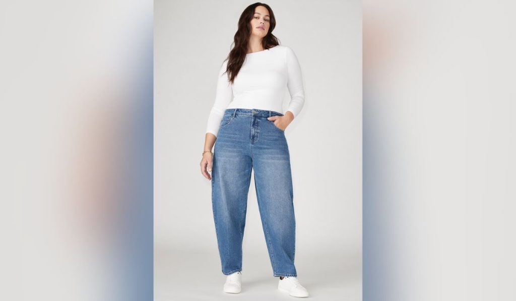 Eloquii Barrel Jeans