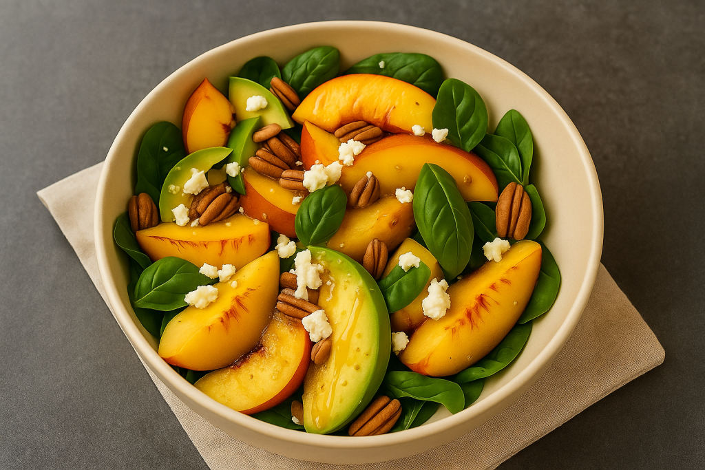 fresh peach avocado salad fresh-peach-avocado-salad