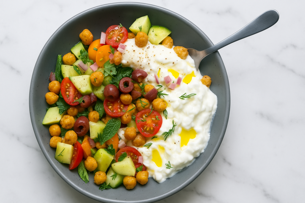 Greek Yogurt Veggie Crunch Salad Bowl Greek-Yogurt-Veggie-Crunch-Salad-Bowl